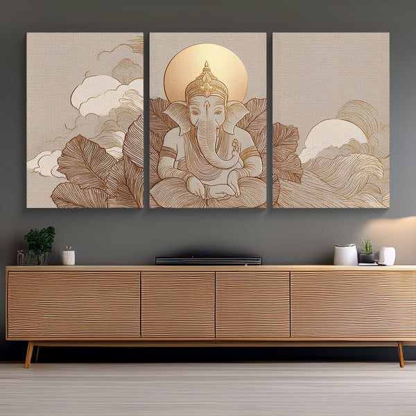 Modern Ganesha Art & Ganapati Wall Paintings | Craftico