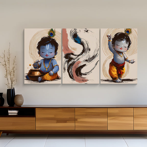 3 Panel art pieces Luxury 3 Panel Wall Art for Modern Homes | Craftico ...