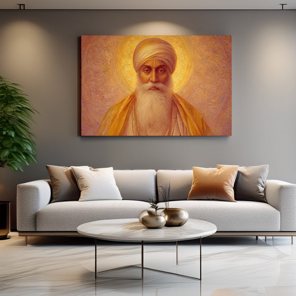 sikh saint wall art