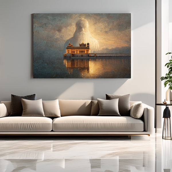 golden temple divine light painting