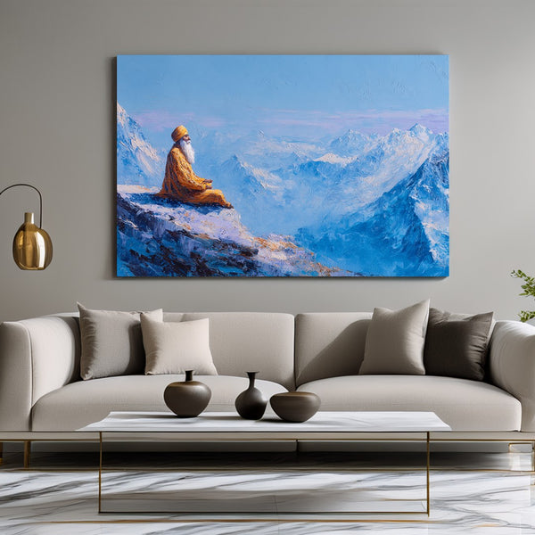 Golden Halo Sikh Saint