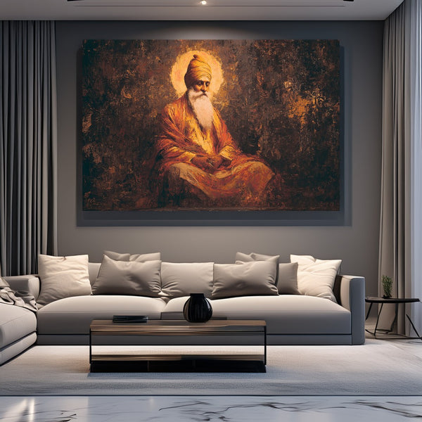 Sikh Warrior Painting