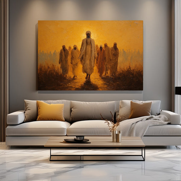 Handmade painting of Sikh saint