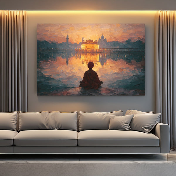 Handmade textured painting