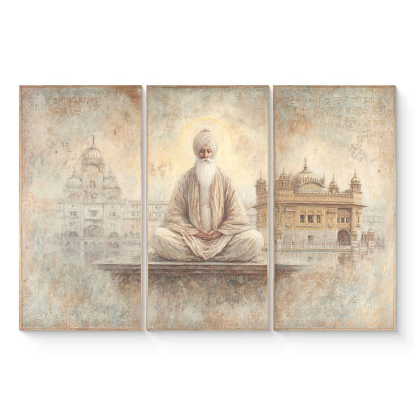 Sikh saint painting