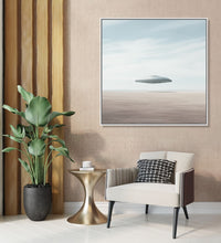 Painting for Drawing Room: A UFO hovering on a plain