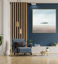 Large Painting for Drawing Room: A UFO hovering on a plain