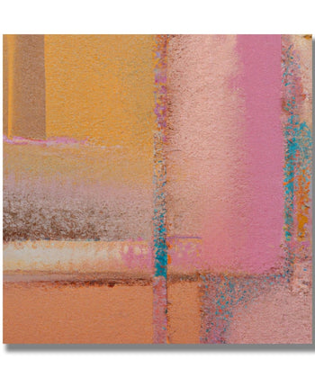 abstract painting of Pastel pink, beige straight strokes 