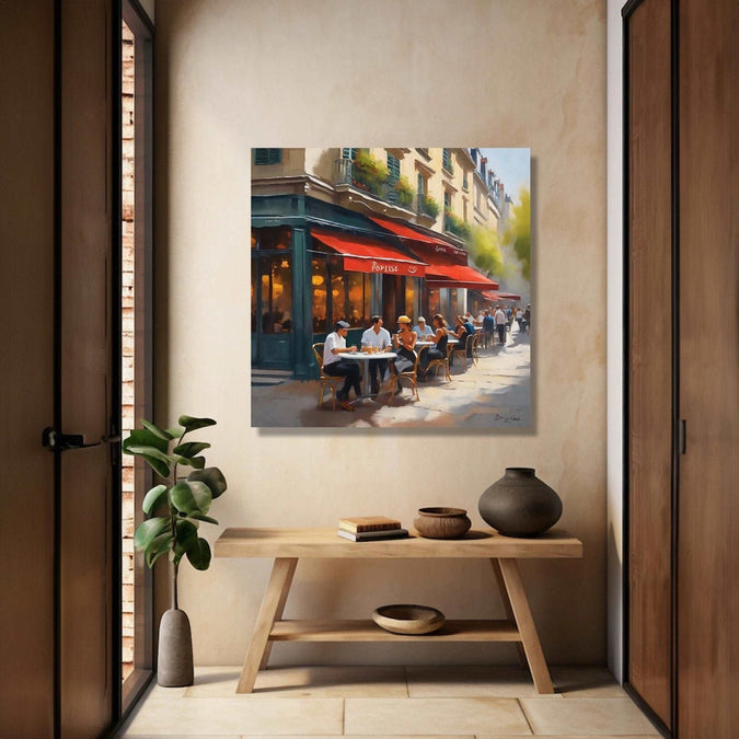 Streetview of restaurant/ ppl Room 1