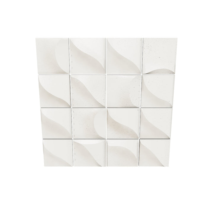Geometric Wave 3D Wall Art | layered textured design