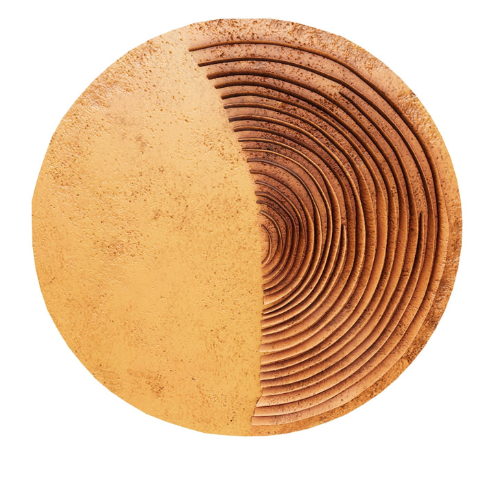 Rustic Circular Texture Art | Industrial-Style Wall Decor
